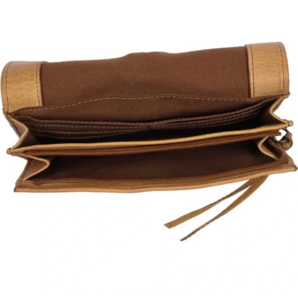 Frye Alessi Studded Continental Leather Wallet - Picture 5 of 9